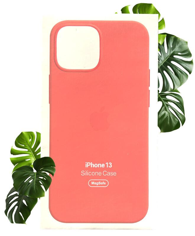iPhone 13 Silicone Case with MagSafe - Nectarine - Apple