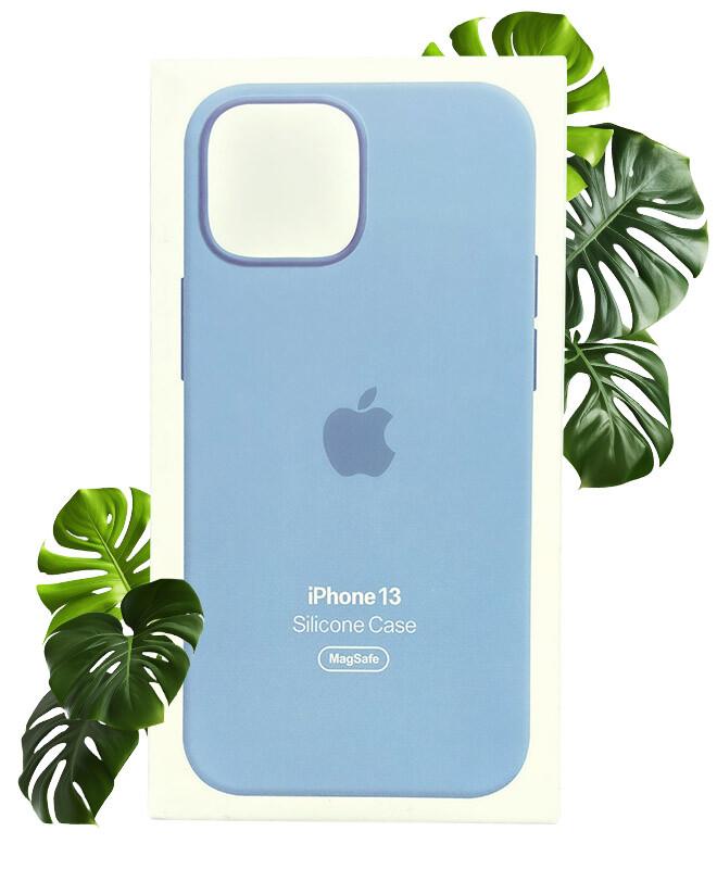 Чохол Apple Silicone Case with MagSafe (Blue Fog) для iPhone 13 на iCoola.ua