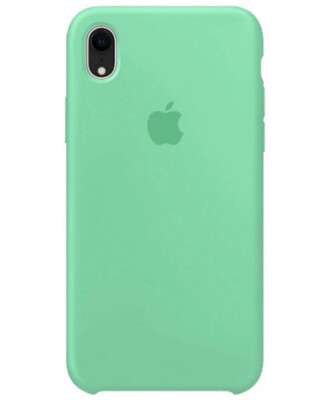Чехол на iPhone XR (Зеленая мята) | Silicone Case iPhone XR (Green Mint)