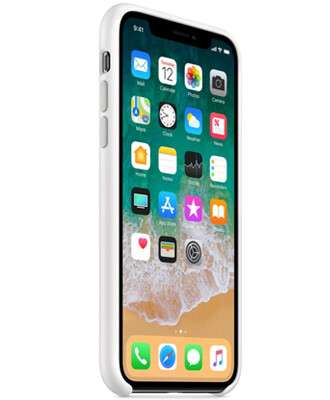 Чехол на iPhone XS (Белый) | Silicone Case iPhone XS (White) купить