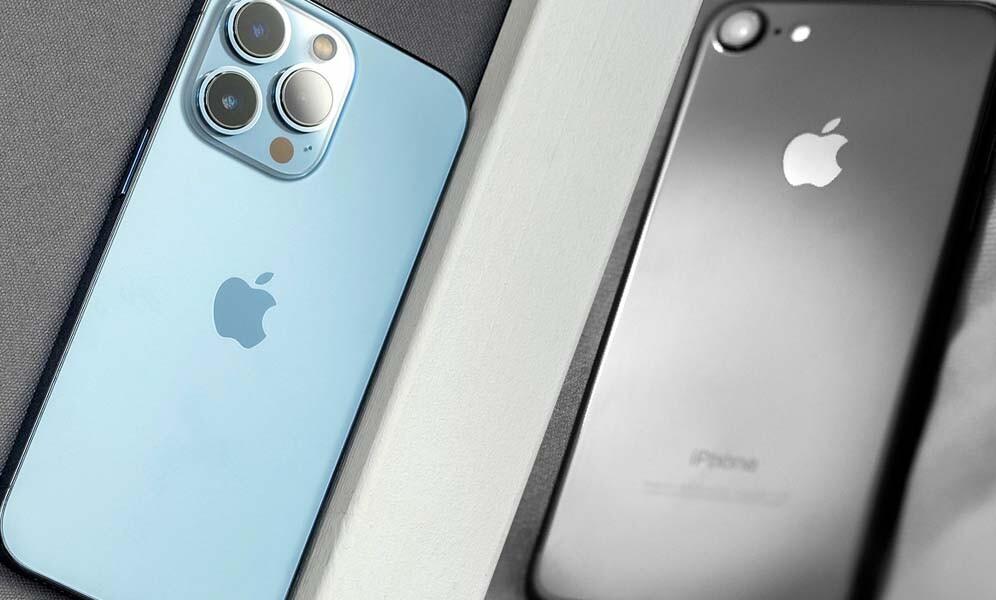 iPhone 13 vs iPhone 7: какие произошли изменения? (фото) iPhone 13 vs iPhone 7: какие произошли изменения?