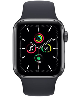 Apple Watch Series SE 40mm Space Gray with Midnight Sport Band (MKQ13) купити