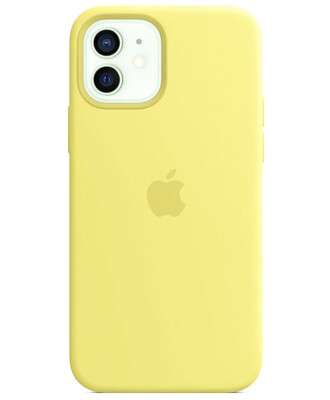 Чохол на iPhone 12 (Лимонний) | Silicone Case iPhone 12 (Lemon)