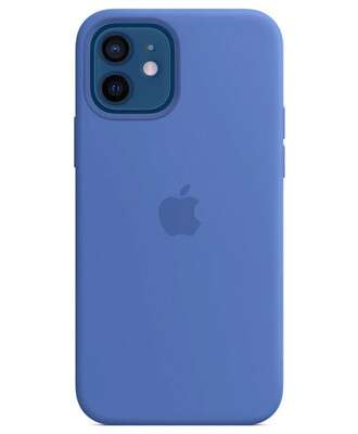 Чехол для iPhone 12 (Королевский синий) | Silicone Case iPhone 12 (Royal Blue)