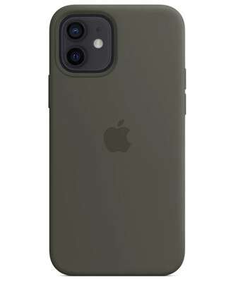 Чехол для iPhone 12 Pro (Оливковый) | Silicone Case iPhone 12 Pro (Blue Neon)