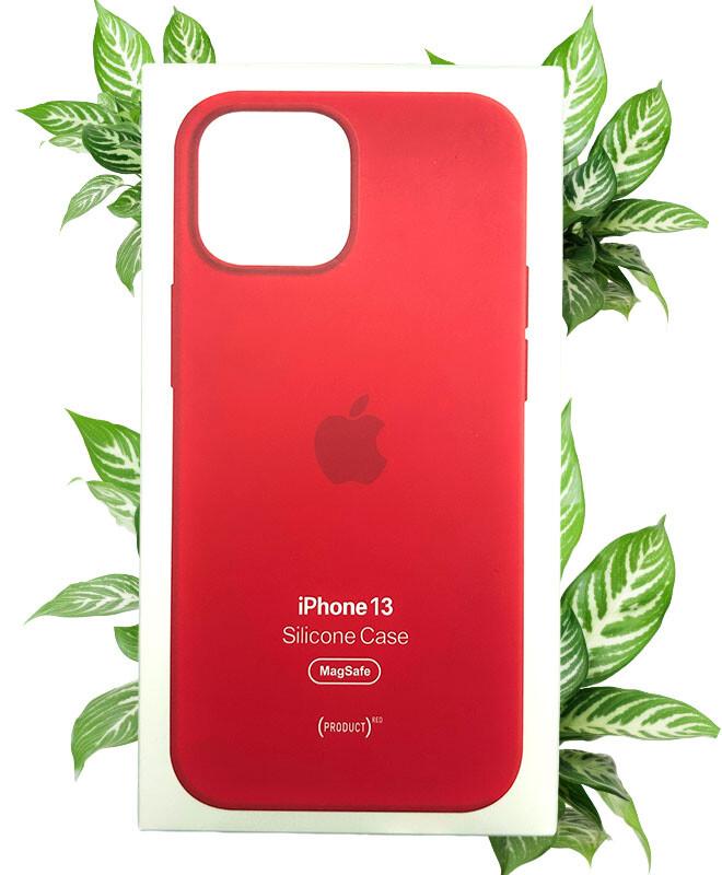 Чохол Apple Silicone Case with MagSafe (Red) для iPhone 13 на iCoola.ua