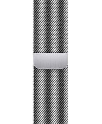 Apple Watch Series 7 41mm Silver Stainless Steel Case with Silver Milanese Loop (MKHF3) цена