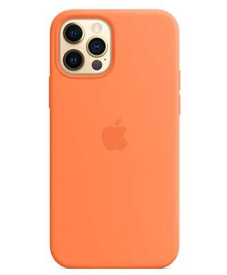 Чехол на iPhone 12 Pro Max (Кумкват) | Silicone Case iPhone 12 Pro Max (Kumquat) на iCoola.ua
