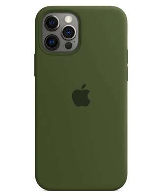 Чехол для iPhone 12 Pro Max (Милитари) | Silicone Case iPhone 12 Pro Max (Military)