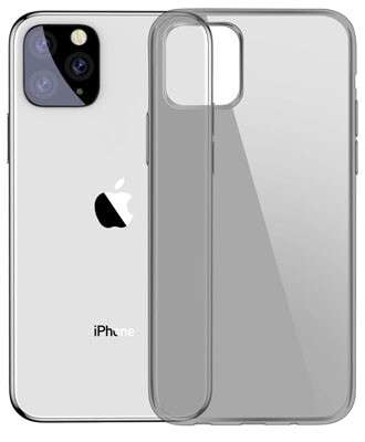 Чехол на iPhone 11 Pro (Прозрачный черный) | Silicone Case iPhone 11 Pro (Transparent Black)