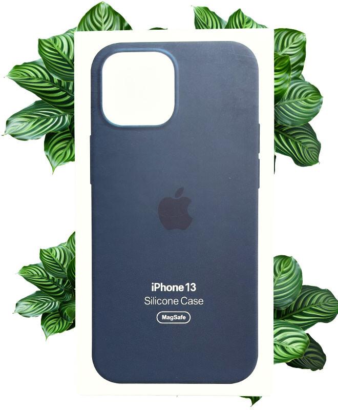 Чехол Apple Silicone Case with MagSafe (Abyss Blue) для iPhone 13 на iCoola.ua