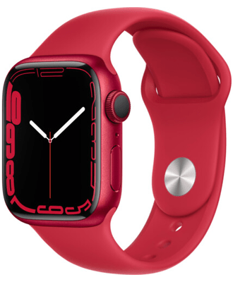 Apple Watch Series 7 41mm PRODUCT(RED) Aluminum Case with Red Sport Band (MKN23) на iCoola.ua