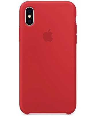 Чохол на iPhone X (Червоний) | Silicone Case iPhone X (Red)