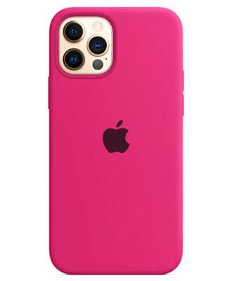 Чохол на iPhone 12 Pro Max (Рожевий неон) | Silicone Case iPhone 12 Pro Max (Pink Neon)