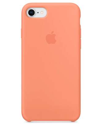 Чехол на iPhone 8 (Персиковый) | Silicone Case iPhone 8 (Peach)