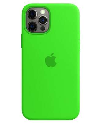 Чехол для iPhone 12 Pro Max (Зеленый) | Silicone Case iPhone 12 Pro Max (Green)