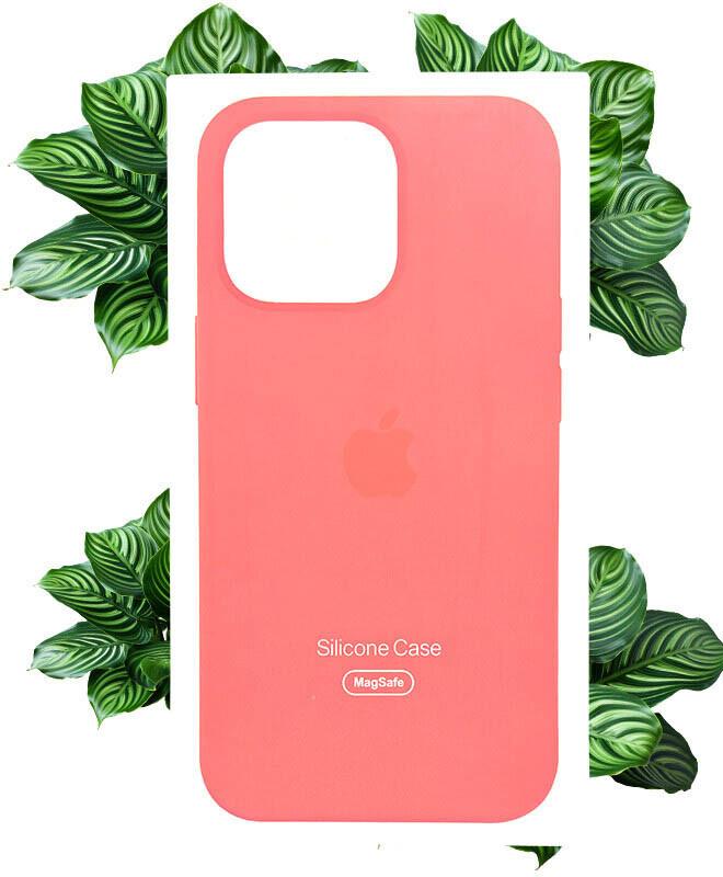 Купить Apple Silicone Case with MagSafe (Pink Pomelo) для iPhone 13 Pro Max