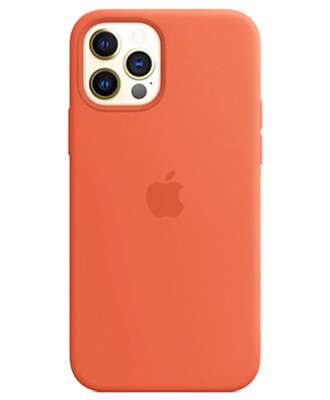 Чохол на iPhone 12 Pro Max (Оранжевий) | Silicone Case iPhone 12 Pro Max (Orange)