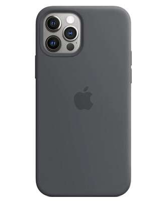 Чохол на iPhone 12 Pro Max (Сірий космос) | Silicone Case iPhone 12 Pro Max (Space Gray)