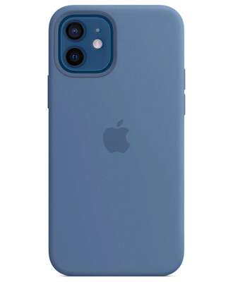 Чехол для iPhone 12 Pro Max (Джинсовый) | Silicone Case iPhone 12 Pro Max (Denim Blue)