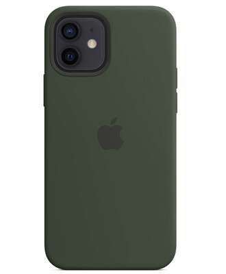 Чохол на iPhone 12 (Темно-зелений) | Silicone Case iPhone 12 (Dark Green)