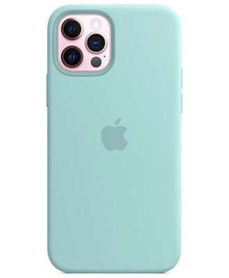 Чехол для iPhone 12 Pro Max (Бирюзовый) | Silicone Case iPhone 12 Pro Max (Turquoise)