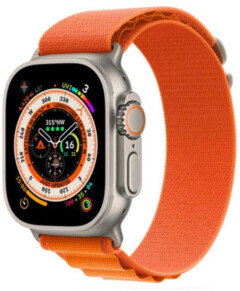Apple Watch Ultra 49MM Titanium/Orange Alpine Loop Sport 4G на iCoola.ua