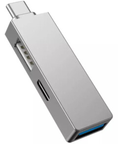 Перехідник WIWU T02 Pro (Type-C to USB-A 3.0 | USB-A 2.0 | USB-C) на iCoola.ua