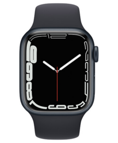 Apple Watch Series 7 45mm Midnight Aluminum Case with Midnight Sport Band (MKN53) на iCoola.ua