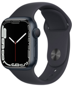 Apple Watch Series 7 41mm Midnight Aluminum Case with Midnight Sport Band (MKMX3) на iCoola.ua