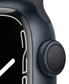 Apple Watch Series 7 41mm Midnight Aluminum Case with Midnight Sport Band (MKMX3) на iCoola.ua