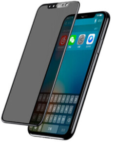 Защитное стекло Антишпион iPhone 15 Pro Max ColorWay Type Blue Full Screen Anti-Peep Glass+ (Гарантия на разбиение) 3 месяца на iCoola.ua