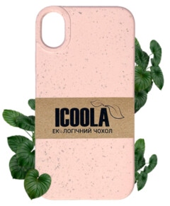 Екочохол на iPhone X (Рожевий) на iCoola.ua