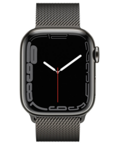 Apple Watch Series 7 41mm Graphite Stainless Steel Case with Graphite Milanese Loop (MKLF3)  на iCoola.ua