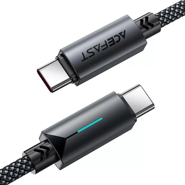 Кабель ACEFAST ACEWIRE PRO USB-C to USB-C 60W 1.2m Black (C19-03)