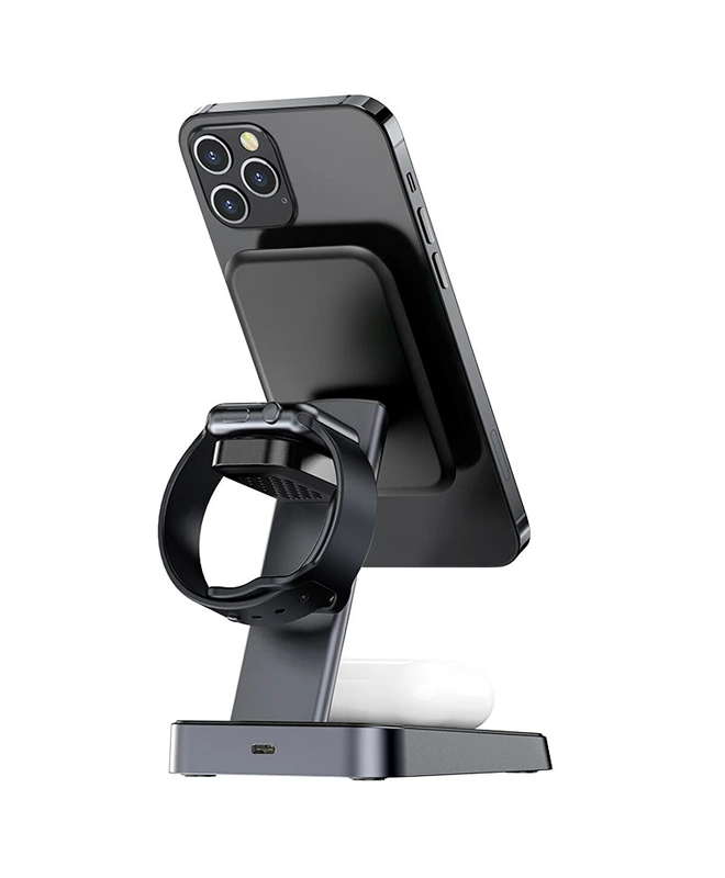 Бездротова зарядка ACEFAST 3 in 1 Multifunctional Desktop Stand (15W)