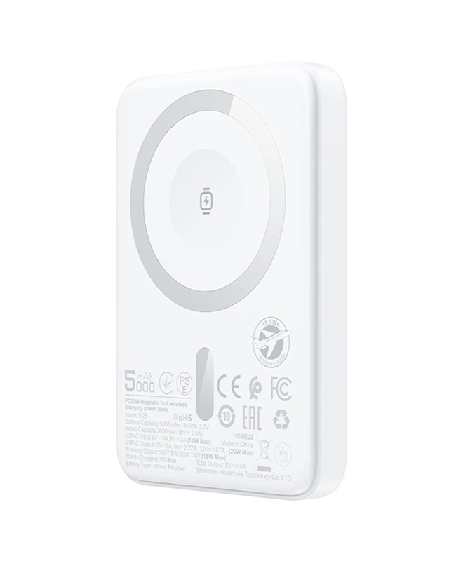 Power Bank ACEFAST (M25) 5000 mAh (White)