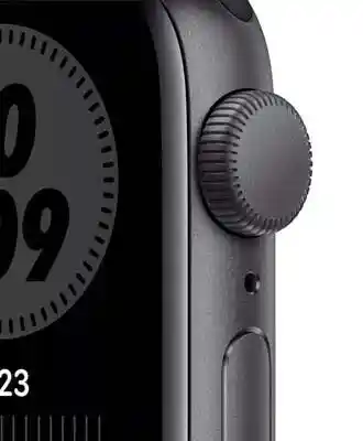 Apple Watch Nike Series 6 44mm Space Gray Aluminium Case with Pure Platinum Black Sport Band (MG173) на iCoola.ua