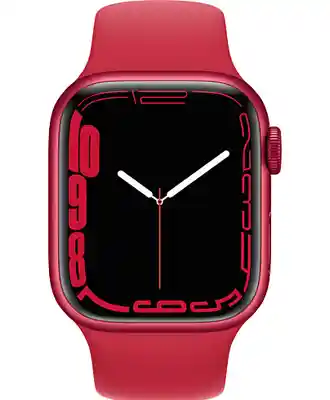 Apple Watch Series 7 45mm PRODUCT(RED) Aluminum Case with Red Sport Band (MKN93) на iCoola.ua