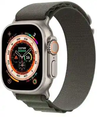Apple Watch Ultra 49MM Titanium/Green Alpine Loop Sport 4G