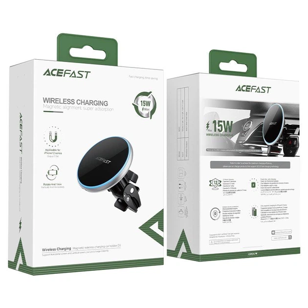 Автодержатель магнитный ACEFAST Black (D3)