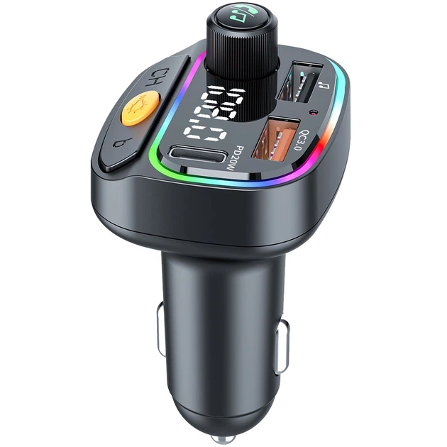 Автозарядное устройство для WiWU MP3 Car Charger 20W Black (WI-QC031)