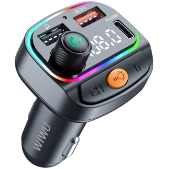 Купить Автозарядное устройство для WiWU MP3 Car Charger 20W Black (WI-QC031)