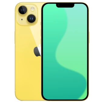 Купити iPhone 14 128GB (Yellow) (Як новий, нова батарея, Global) відновлений, б/у