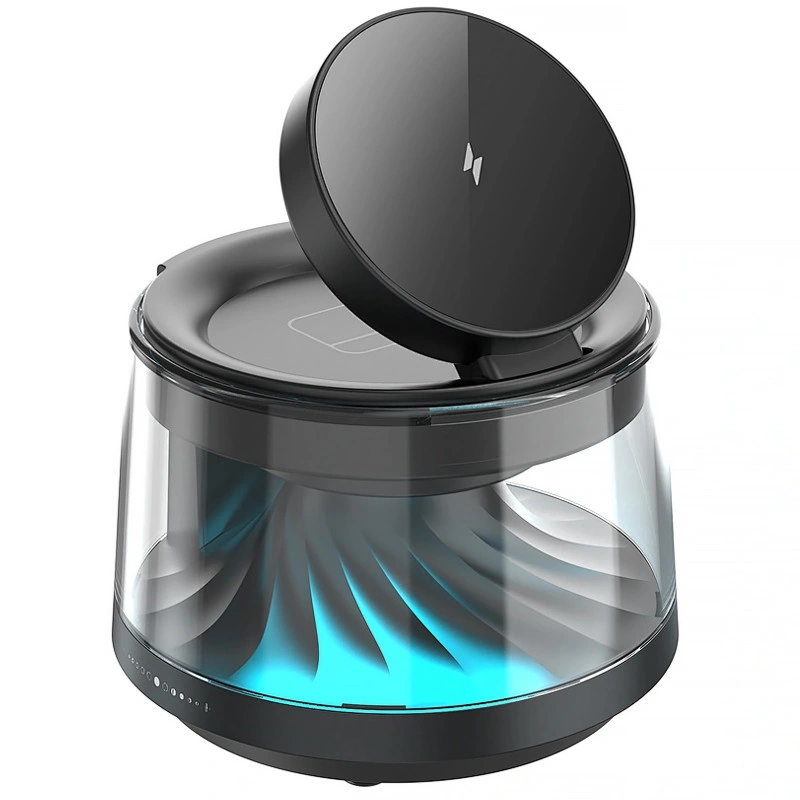Беспроводное зарядное устройство WIWU 5-в-1 Flow Wireless Charger Speaker с ночником (Wi-W039)