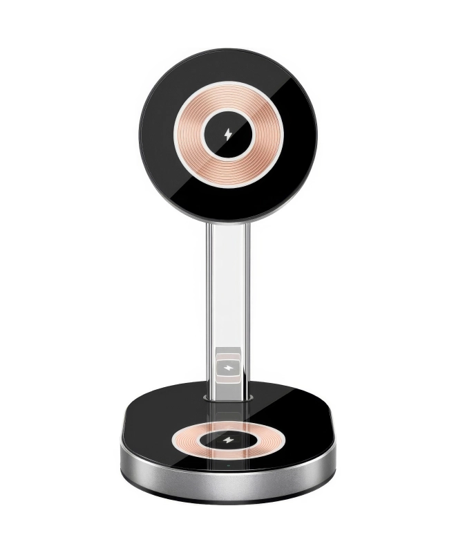 Бездротова Зарядка WIWU (Wi-W003) Light Shadow 3in1 Series (Black)