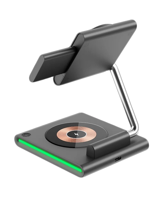 Бездротова Зарядка WIWU (Wi-W023) Geek 3in1