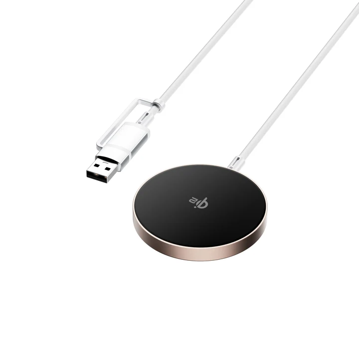 Бездротовий зарядний пристрій WiWU Qi2 Wireless Charger 15W (Wi-W029) White
