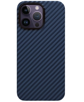 Купить Чохол на iPhone 14 Pro Monblan Kevlar Magnetic Blue (Синій)