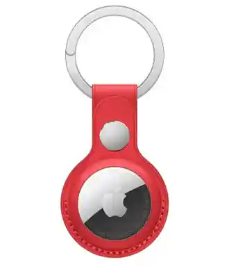 Брелок для AirTag Leather Key Ring (Red) (MK103) на iCoola.ua